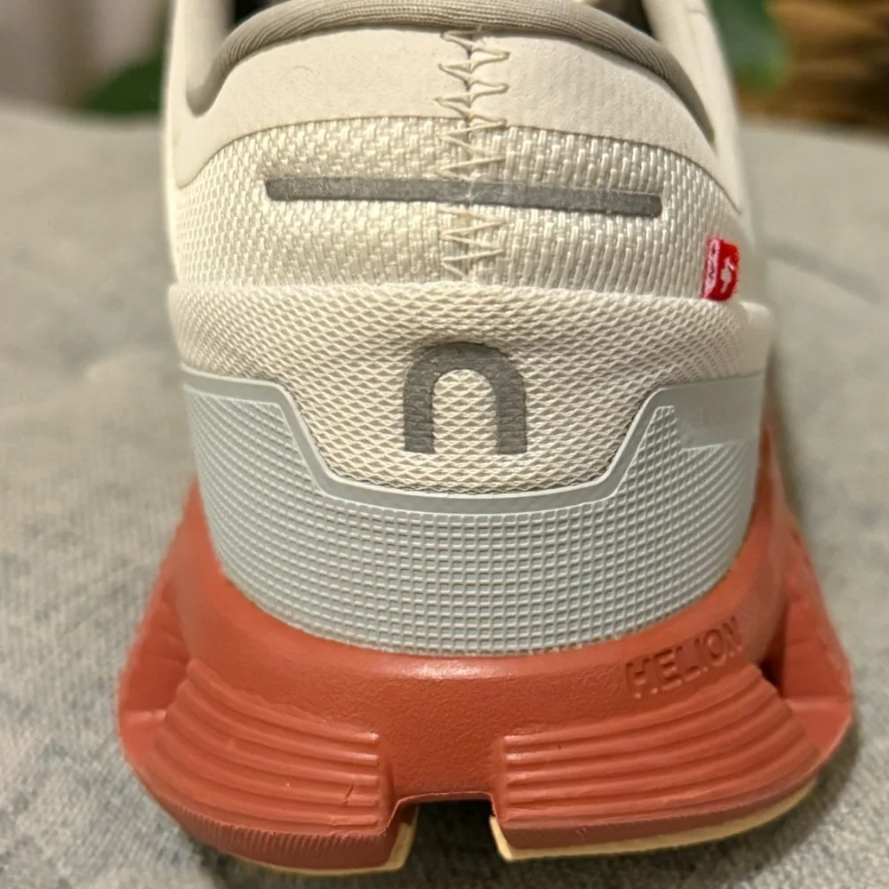 On Cloud X 3 Running Shoe Auburn/Ice Mesh White Women9.5 Men 8 ✨EUC! Trending - Picture 7 of 12